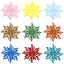 Picture of Iron Based Alloy Painted Filigree Stamping Pendants Multicolor Sun Hollow 3.7cm x 3.6cm