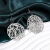Picture of Iron Based Alloy Filigree Stamping Pendants Multicolor Texture Sparkledust