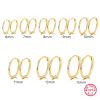 Picture of Sterling Silver Hoop Earrings Round