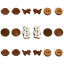 Imagen de 20 Unidades Madera Botones Scrapbooking Dos Agujeros Multicolor