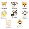 Picture of Zinc Based Alloy Charms Gold Plated Multicolor Dog Animal Cat Enamel
