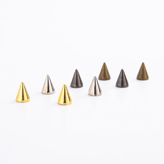 Picture of Alloy Punk Rivets Spike Studs Cone Multicolor 10x7mm