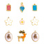 Picture of Eco-friendly 304 Stainless Steel Stylish Charms Gold Plated Multicolor Rectangle Enamel