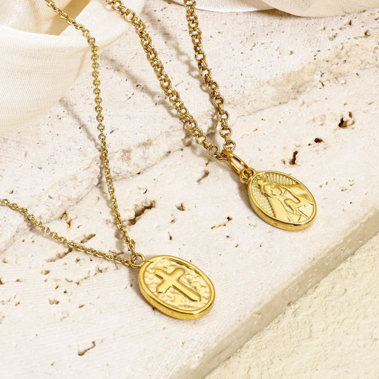 Immagine di 1 Pz Placcatura Sottovuoto Ecologica 304 Acciaio Inossidabile San Valentino Charms Palla Oro Placcato Cuore