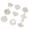 Immagine di 2 Pz 304 Acciaio Inossidabile Charms Geometrica Tono Argento
