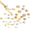 Picture of Brass Rubber Stopper Slider Adjustable Beads Round