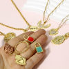 Imagen de 1 Unidad Latón Bottle Cap Joyería Colgantes Charms 18K Oro Real Chapado
