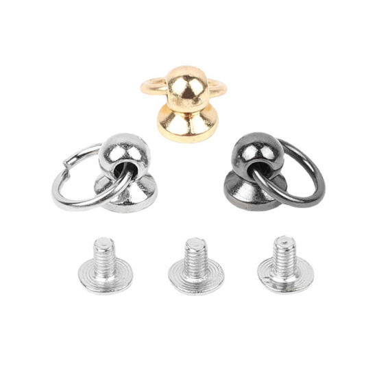 Immagine di 10 Seri Lega Accessori Borsa Borsa fai da te Multicolore Dentaruolo 15mm x 10mm