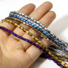 Picture of Hematite ( Natural ) Beads For DIY Jewelry Making Rectangle Cuboid Multicolor About 5mm x 3mm
