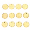 Imagen de 1 Unidad Enchapado al Vacío Ecológico 304 Acero Inoxidable Elegante Colgantes Charms Ronda Chapado en Oro Constelación