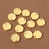 Imagen de 1 Unidad Enchapado al Vacío Ecológico 304 Acero Inoxidable Elegante Colgantes Charms Ronda Chapado en Oro Constelación
