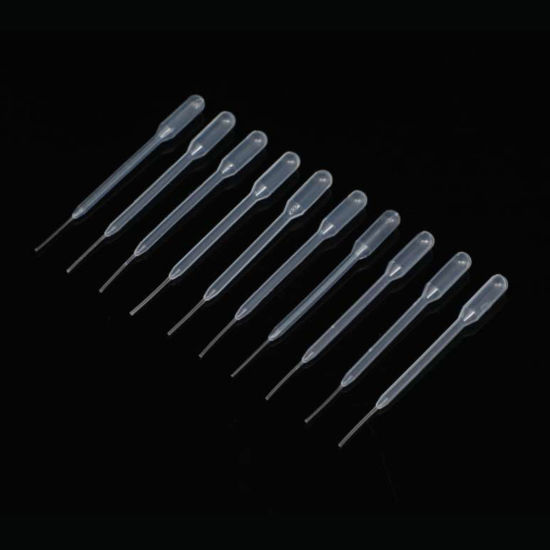 Picture of Plastic Laboratory Pipette Disposable Transfer Pasteur Eye Dropper Resin Jewelry Tools Transparent Clear