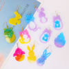 Picture of Silicone Easter Day Resin Mold For Keychain Necklace Earring Pendant Jewelry DIY Making White