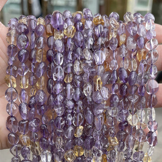 Picture of Ametrine ( Natural ) Beads For DIY Jewelry Making Irregular