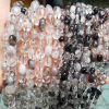 Imagen de 1 Sarta Quartz Tourmaline ( Natural ) Cuentas para la Fabricación de Joyas con Dijes de Bricolaje Irregular