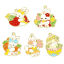 Image de 10 Pcs Pendentifs Jour de Pâques Doré Multicolore Émail