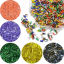 Imagen de 20 Gramos Vidrio Semilla Cuentas Twisted Bugle Multicolor 6mm x 2mm
