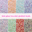 Picture of Glass Seed Beads Round Rocailles Multicolor Gradient Color About 3mm Dia.