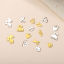 Imagen de 5 Unidades 304 Acero Inoxidable Mini Colgantes Charms Hueco