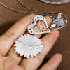 Picture of 304 Stainless Steel Filigree Stamping Pendants Silver Tone Hollow