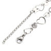 Picture of 304 Stainless Steel Handmade Link Chain Anklet Silver Tone With Lobster Claw Clasp And Extender Chain