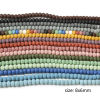 Picture of (Grade A) Lava Rock ( Natural Dyed ) Beads For DIY Jewelry Making Drum About 8mm x 6mm
