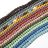 Picture of (Grade A) Lava Rock ( Natural Dyed ) Beads For DIY Jewelry Making Drum About 8mm x 6mm
