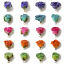 Bild von 1 Stück Handgemachte Harz Schmuck Echte Blume Charms Blume Blätter Bunt Bunt 3D 20mm x 16mm