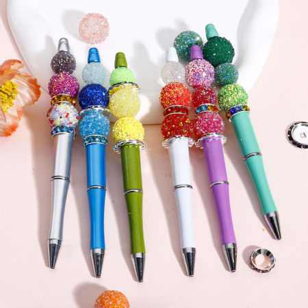 Resin Spacer Beads For DIY Jewelry Making Round At Random Mixed Color