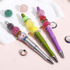 Picture of Iron Based Alloy Spacer Beads For DIY Jewelry Making Silver Tone At Random Mixed Color Rhinestone