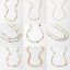 Imagen de 1 Unidad Respetuoso del Medio Ambiente Estilo Étnico Bohemia 18K Oro Real Chapado Cobre Cadenas Bola Mariposa Collares Para Mujeres Graduación