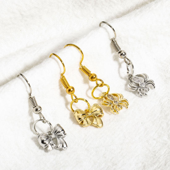 Immagine di 2 Pz Ottone Insetto Charms Farfalla Vero Oro Placcato Libellula