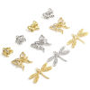 Picture of Brass Insect Charms Real Gold Plated Butterfly Animal Dragonfly