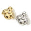Imagen de 1 Unidad Latón Insecto Colgantes Charms Abejas Oro Real Chapado 3D Claro Circón Artificial 12.5mm x 11mm