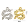 Picture of Eco-friendly Brass Charms Real Gold Plated Dragon 19mm x 16mm