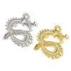 Picture of Eco-friendly Brass Charms Real Gold Plated Dragon 19mm x 16mm