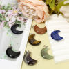 Picture of Gemstone ( Natural ) Galaxy Charms Half Moon 3.5cm x 2.3cm