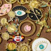 Picture of Eco-friendly Brass Religious Charms Real Gold Plated Jesus
