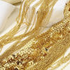 Изображение 1 Ярд Экологически чистое вакуумное покрытие Латунь Ручной Работы Цепь Для изготовления ювелирных изделий ручной работы своими руками Лист настоящее золото с покрытием