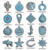 Picture of Zinc Based Alloy Ocean Jewelry Charms Antique Copper Blue Patina
