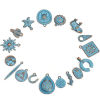Picture of Zinc Based Alloy Ocean Jewelry Charms Antique Copper Blue Patina