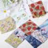 Picture of Art Paper Jewelry Earrings Display Card Multicolor Square 6cm x 6cm