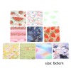 Picture of Art Paper Jewelry Earrings Display Card Multicolor Square 6cm x 6cm