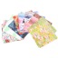 Immagine di 50 Pz Carta Artistica Scheda Display Orecchini Gioielli Quadrato Multicolore 6cm x 6cm