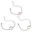 Picture of 304 Stainless Steel Children Kids Link Cable Chain Bracelets Round Silver Tone Cabochon Settings 14cm(5 4/8") long