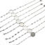 Immagine di 2 Pz 304 Acciaio Inossidabile Catena a Maglia Fatta a Mano Braccialetti Tono Argento Basi per Cabochon