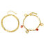 Picture of 304 Stainless Steel Handmade Link Chain Bracelets Gold Plated