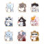Image de 10 Pcs Breloques en Alliage de Zinc Multicolore Chat Émail 22mm x 16mm