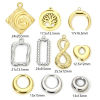 Picture of Eco-friendly Vacuum Plating 304 Stainless Steel Geometric Charms Multicolor Circle Chubby Ring Hollow