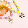 Picture of Zinc Based Alloy Mother's Day Charms Gold Plated Multicolor Envelope Flower Enamel